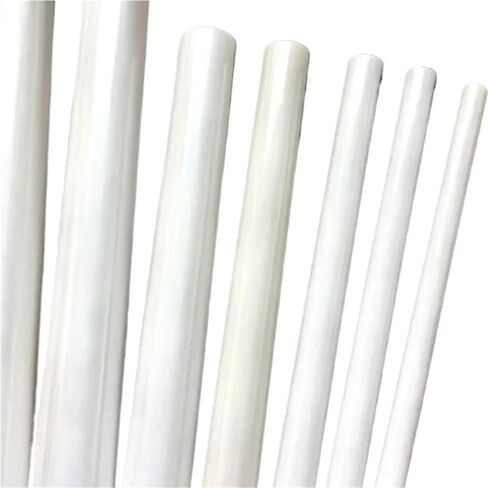 Ceramic Rod, 5pcs Alumina Mirror Ceramic Rod, Insulated Solid Stirring,White High Temperature Resistant Bar(5x100mm) in Kuwait