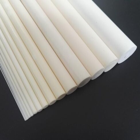Ceramic Rod, Alumina Ceramic Rod Solid Diameter 6/8/9mm,Structural Stability Corundum Length 100mm 1pc(3x100mm) in Kuwait