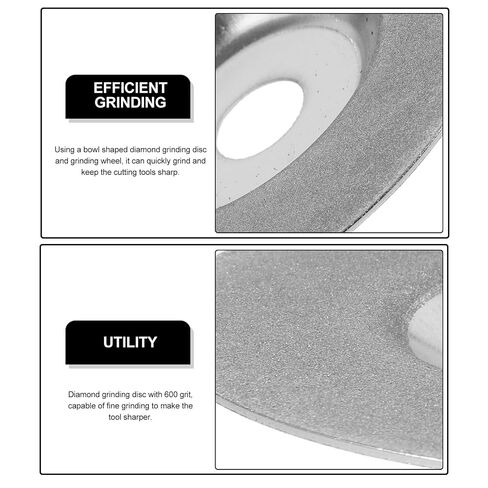 Angle Grinder Grinding Wheel 600 Grit Abrasive Sanding Disc Sharpening Stone Bowl-Shaped for Drill Rotary Tool Accessories in Kuwait