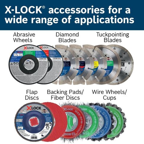 BOSCH TCWX27S450-25 4-1/2 بوصة × 0.045 بوصة X-Lock Arbor Type 27A (ISO 42) عجلة جلخ قطع معدنية سريعة 60 حبيبة/ستانلس ستيل in Kuwait