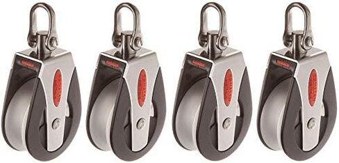 RONSTAN RF51100 Series 50 AP Block Universal Head Single Pulley, 3310 Lbs Load Capacity, 2" Sheave (4-(Pack)) in Kuwait