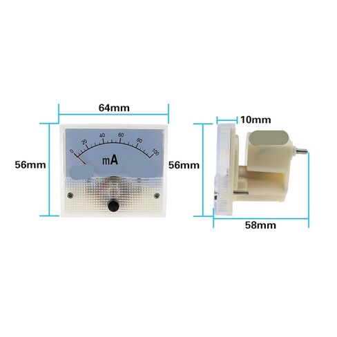1PCS 85L1 1mA-500mA Ammeter White Plastic case(5MA) in Saudi Arabia