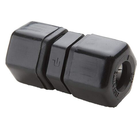 Parker Hannifin P10UC6-pk5 Reducer Union Connector, 5/8" Nominal Tube OD x 3/8" Nominal Tube OD, Polypropylene, Black (Pack of 5) in Kuwait