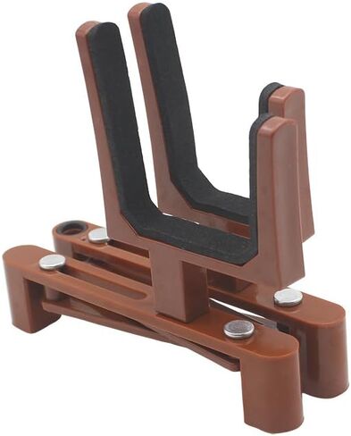 حامل حامل الكمان العالمي القابل للتعديل من Drfeify، رف بلاستيكي قابل للطي لمقاس 4/4 و1/ مع وسادة إسفنجية ومسند للقوس in Kuwait