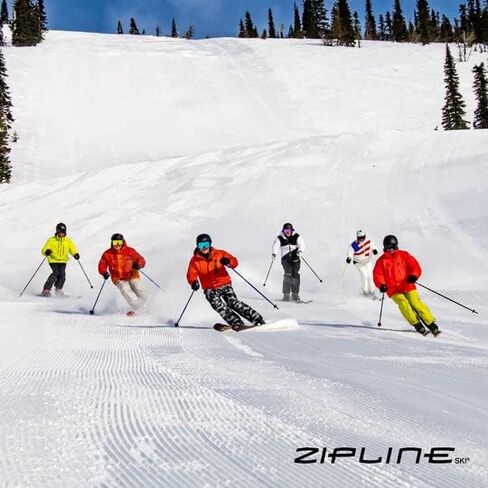 Zipline Ski Poles مركب الكربون الجرافيت - Zipline Lollipop U.S. المورد الرسمي لفريق التزلج (ليمون، 46 بوصة بوصة/117 سم) in Kuwait