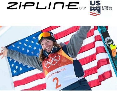 Zipline Ski Poles مركب الكربون الجرافيت - Zipline Lollipop U.S. المورد الرسمي لفريق التزلج (ليمون، 46 بوصة بوصة/117 سم) in Kuwait