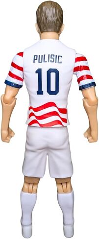 سوكرز بانبو تويز 2026 USMNT كريستيان بوليسيك هوم جيرسي 8 بوصة شخصية كرة قدم قابلة للجمع in Kuwait