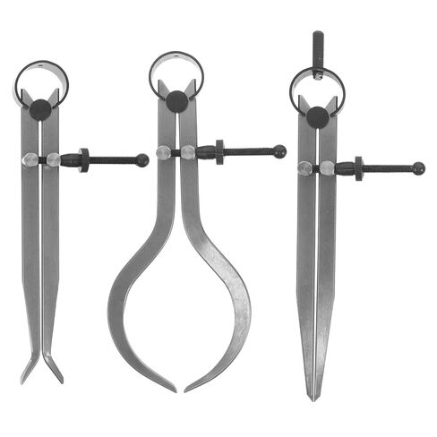 SUPVOX 3pcs 6-inch Metal Scribing Caliper Set with Easy Adjustment and Lock for Wood Turning Lathe and Sheet Metal Scribe Tool Projects in Kuwait