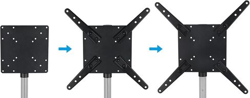 Rockville Acc-TV 35mm TV Monitor Pole Mount for Speaker Stands, VESA 75x75-400x400, for DJ, Events in Kuwait