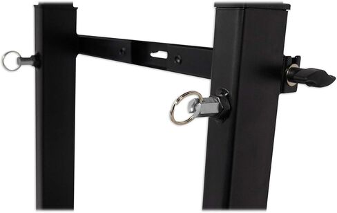 Rockville RXS20 Heavy Duty Portable Mixer Stand for Numark NS7III DJ Controller & Audio Gear – Universal, 300lbs Capacity, Adjustable Height 24"-36", Adjustable Width 13.8"-23.6", Steel Construction in Saudi Arabia