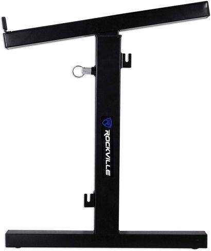 Rockville RXS20 Heavy Duty Portable Mixer Stand for Numark NS7III DJ Controller & Audio Gear – Universal, 300lbs Capacity, Adjustable Height 24"-36", Adjustable Width 13.8"-23.6", Steel Construction in Saudi Arabia