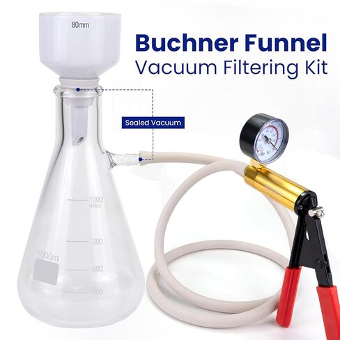 1000ml Burchner Vacuum Filtration and 20 ml Plastic Syringe in Kuwait