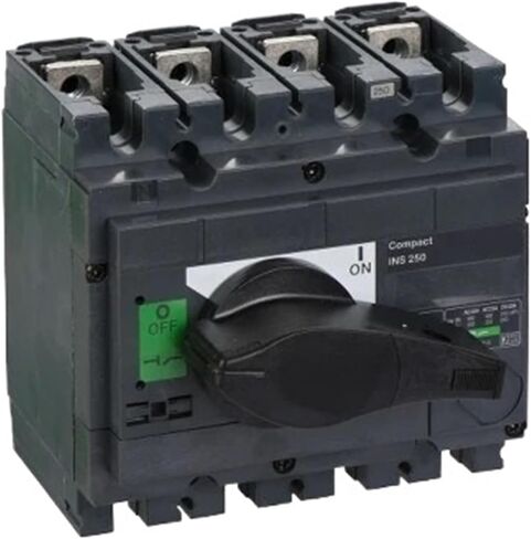31107 مفتاح فصل، مدمج INS250، 250 أمبير، بمقبض دوار، 4 أقطاب in Kuwait
