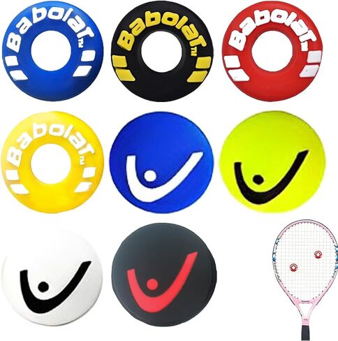 8 Tennis Racket Dampeners for Noise Reduction, Fun Expressions for Sports Accessories in Kuwait