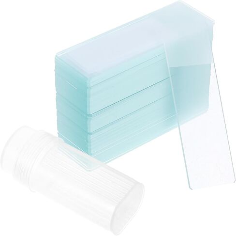 50pcs Plastic Coplin Staining Jars with Lid 5-slide Capacity Laboratory Slide Staining Containers Smooth Flat Design for Batch Experiments and Large-scale Laboratory Work in Kuwait