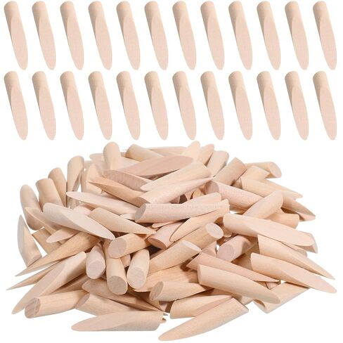 100PCS Solid Wood Pocket Hole Plugs, 3/8 Inch Pine Wood Plugs Pocket Screw Jig Woodworking Tool for Pocket Hole Jig Accessories Various Woodworking Projects in Kuwait