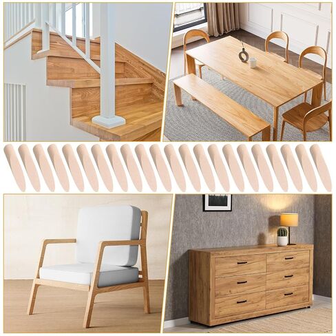 100PCS Solid Wood Pocket Hole Plugs, 3/8 Inch Pine Wood Plugs Pocket Screw Jig Woodworking Tool for Pocket Hole Jig Accessories Various Woodworking Projects in Kuwait