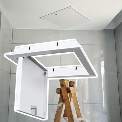 Custom Aluminum Alloy Access Panel Door for Drywall - Lightweight Inspection Hatch Cover, Push Type Plumbing Access Plate for Easy Maintenance (170x170mm/6.7x6.7in),Push Type,170x170mm/6.7x6.7in in Kuwait