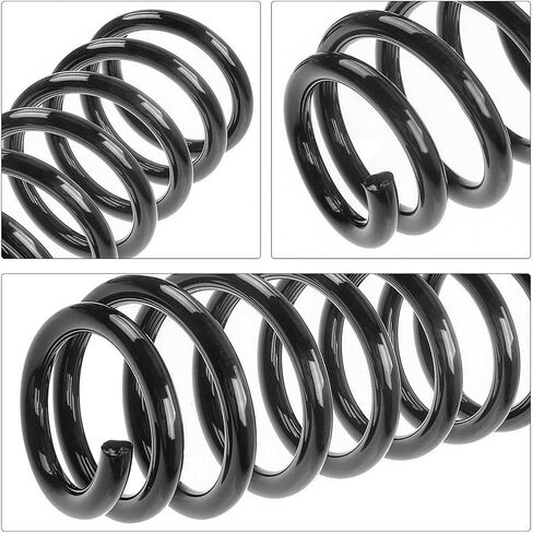 Coil Spring 2pcs Front V8 RWD for Dodge for Magnum 6.1L 2006-2008 Black 9-Compressed Length (in) in Kuwait