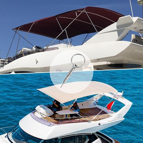 4 دبابيس سريعة التحرير (قطر 1/4 بوصة) مع كاميرا إسقاط وزنبرك - طول قابل للاستخدام 0.86 بوصة، أجهزة بحرية كاملة من الفولاذ المقاوم للصدأ 316 لأعلى بيميني والقارب والعائم in Kuwait