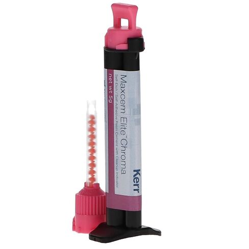 Kerr Dental 36372 Maxcem Elite Chroma Resin Cement Syringes Clear 2/Pk 5 Gm in Kuwait
