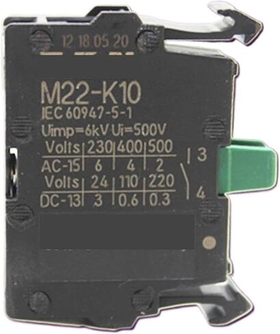 2 قطعة/الحزمة جهة اتصال مساعدة M22-K10 1 تركيب أمامي مفتوح عادة in Kuwait