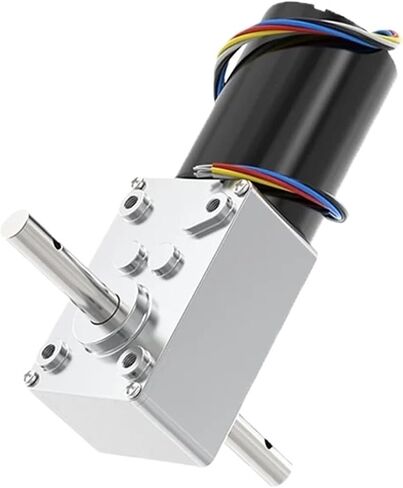 5840-3650 Worm Gear DC Motor 24V Double Rod Output 70KG.CM Forward and Reverse Speed 6RPM-470RPM Adjustable brushless(160RPM) in Kuwait