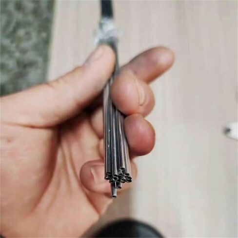 2 قطعة/5 قطعة 6063 أنابيب الألومنيوم الشعرية ، 1.5 2 2.5 3 3.5 4 4.5 5 مللي متر OD 0.2-1 مللي متر جدار رقيق أنبوب مستقيم صلب (495 مللي متر × 2PCS_OD4 ID3.2MM) in Kuwait