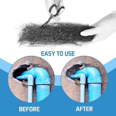 Steel Wool for Mice Control, 4 Pack of 16.5ft*3.1" Thick 0000 Steel Wool for Mouse Hole Filler Gap Blocker for House Wall Cracks Fence, Holes, Vents in Garden/Garage/House(65ft) in Kuwait