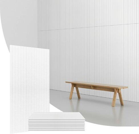 لوحات حائط صوتية من Olanglab 10 عبوات، 48 × 24 لكل لوحة صوتية ممتصة للصوت، لوحات صوتية مزخرفة للاستوديو المنزلي والمكتب، أسود in Saudi Arabia