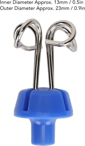 2PCS IV Pole Stand Hanging Hook, Metal Vertical Infusion Stand Hook with 4 Hangers, Drip Bag Hanger Hook Handbag Rack for Home Hospital Clinics in Kuwait
