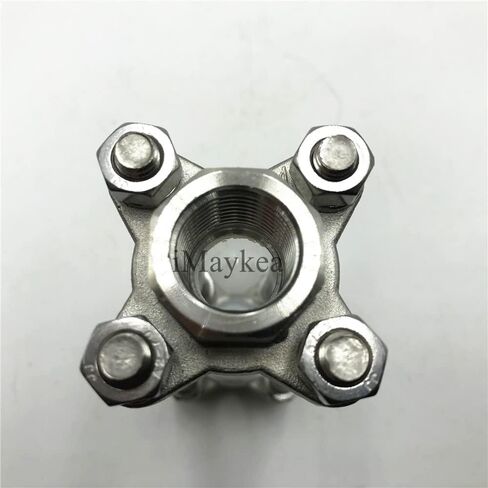 1/2 "3/4" 1 "1-1/4" 1.5 "2" NPT أنثى الموضوع تدفق البصر الزجاج الفولاذ المقاوم للصدأ 304 مؤشر تدفق زيت الماء (3/4 "DN20) in Kuwait
