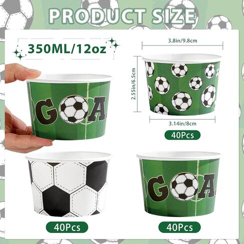 120 Pcs Christmas Blue Ice Cream Cups 12 oz Disposable Snowflake Snowman Elk Gift Paper Dessert Snack Bowls Winter Food Yogurt Containers for Hot or Cold Food Soup Candies Xmas Holiday Party Supplies in Saudi Arabia