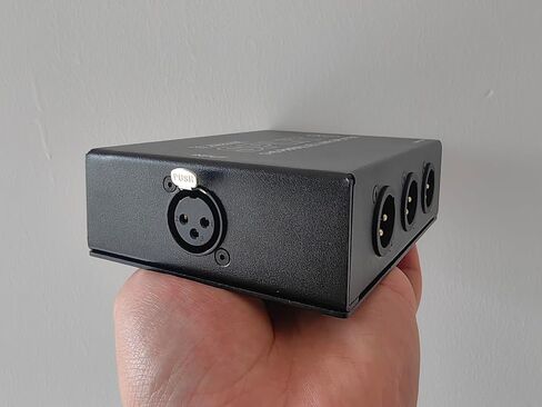 1x6 XLR Mic Splitter Box - 1-IN-6-OUT / 6-IN-1-OUT مقسم خط متوازي لتسجيل الصوت الاحترافي والأداء المباشر واستخدام الاستوديو in Kuwait