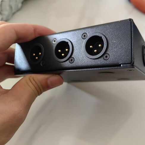 1x6 XLR Mic Splitter Box - 1-IN-6-OUT / 6-IN-1-OUT مقسم خط متوازي لتسجيل الصوت الاحترافي والأداء المباشر واستخدام الاستوديو in Kuwait