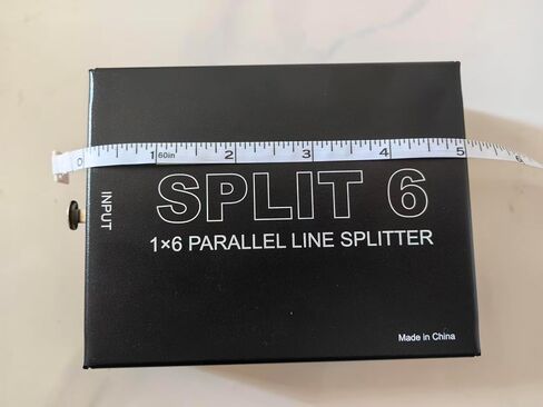 1x6 XLR Mic Splitter Box - 1-IN-6-OUT / 6-IN-1-OUT مقسم خط متوازي لتسجيل الصوت الاحترافي والأداء المباشر واستخدام الاستوديو in Kuwait