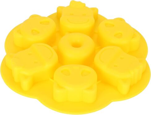 Fafeicy Food Grade Silicone 22x22x3cm, Multipurpose Baking with Ice Cube Popsicle Chocolate Soap Function, for Microwave Oven Oven Freezer in Kuwait