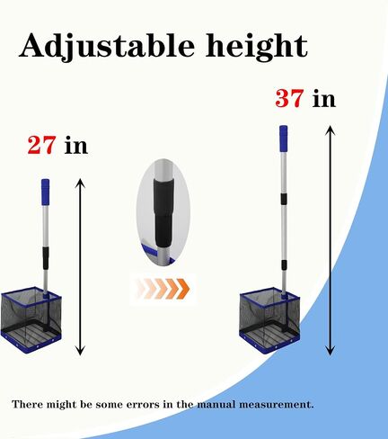 Adjustable Height Ping Pong Ball Picker Upper Hold 120 Balls Table Tennis Ball Picker, Portable Ping Pong Ball Collector for Training in Kuwait