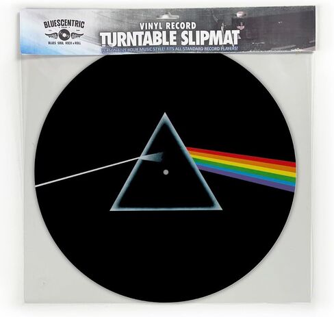 Pink Floyd - Dark Side of the Moon - Graphic Turntable Slip Mat - 11.75" Platter Slipmat for 12" Vinyl Record Players - Improves Sound Support - 1/8" Thick Felt Record Player Mat in Kuwait