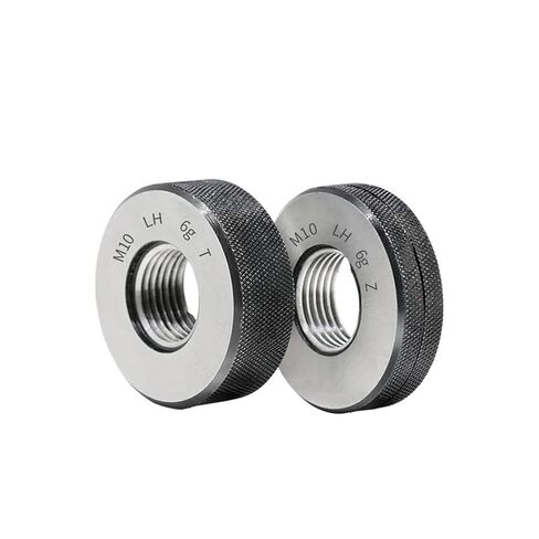 1SET(1*GO+1*NOGO) M56-M57 Non-Standard Metric Fine Tooth Thread Ring Gauge 6g Measure Tool(M56X1.5 6g T Z) in Kuwait