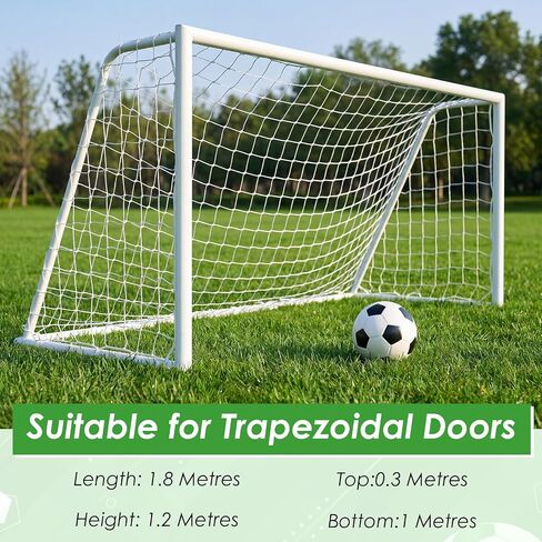 Arrowbash 3 Pcs Soccer Nets Kids 6 x 4 ft Soccer Goal Net Replacement Heavy Duty for Kids Youth Backyard Training in Kuwait