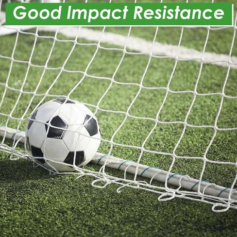 Arrowbash 3 Pcs Soccer Nets Kids 6 x 4 ft Soccer Goal Net Replacement Heavy Duty for Kids Youth Backyard Training in Kuwait