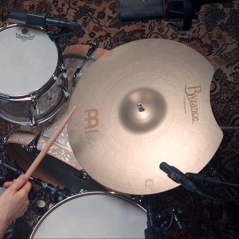 Byzance Vintage 18 بوصة Benny Greb Signature Quick Sand Ride - صنع في تركيا - برونز B20 مطروق يدويًا، ضمان لمدة عامين in Kuwait