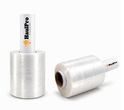 Stretch Wrap Roll with Handles 5" x 1000 ft, 80 Gauge | Heavy Duty Pallet Wrap for Moving & Shipping | 2 Rolls, 2000 ft Total | Stretch Film for Pallets, Furniture & Moving Supplies in Kuwait