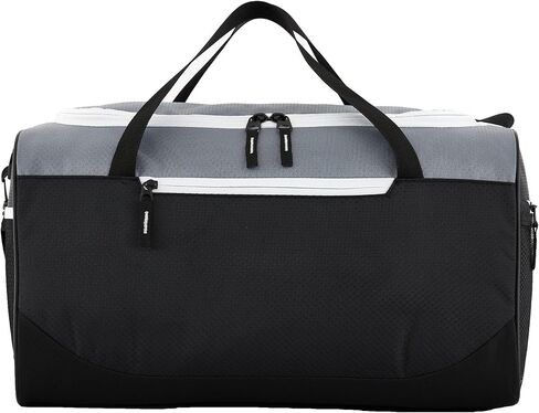 18 Inch Gray Duffel Bag for Gym & Travel, Lightweight Sports Bag with Shoulder Strap, Men's & Women's Carry-On Overnight Bag in Kuwait