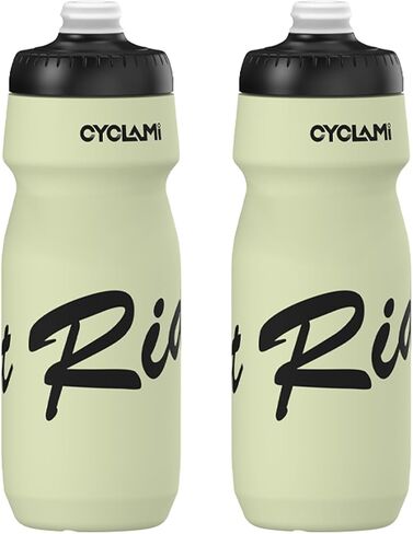 Bike Water Bottle 22oz/650ml Cycling Squeeze Water Bottle BPA Free Leakproof Easy-Squeeze Sports Bottles for Bicycle Gym Camping Hiking Olive Green in Kuwait