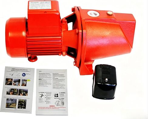 Shallow Well Jet Pump w/Pressure Switch 1/2HP 12.5GPM, heavy duty, 115/230V in Saudi Arabia