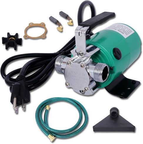 1.6 HP Shallow Well Jet Pump with 19L Pressure Tank, 1000 GPH Flow Rate, 157 Ft Max Lift, Automatic Water Booster for Home Garden Lawn Farm Irrigation in Kuwait