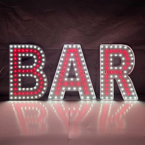 EPL BAR Red, Led 1G On-Off Sign, Eye-Catching, Super Bright, 10"x24", Indoor Business Display, Hanging Wall Decor For Pub & Restaurant in Kuwait