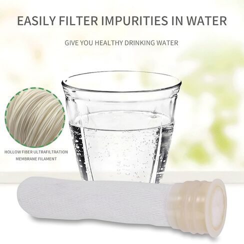 4Pcs Membrane 0.01 Micrometre Ultrafiltration Hollow Fiber Membrane for Reverse Osmosis Water Filter Purifier White in Kuwait